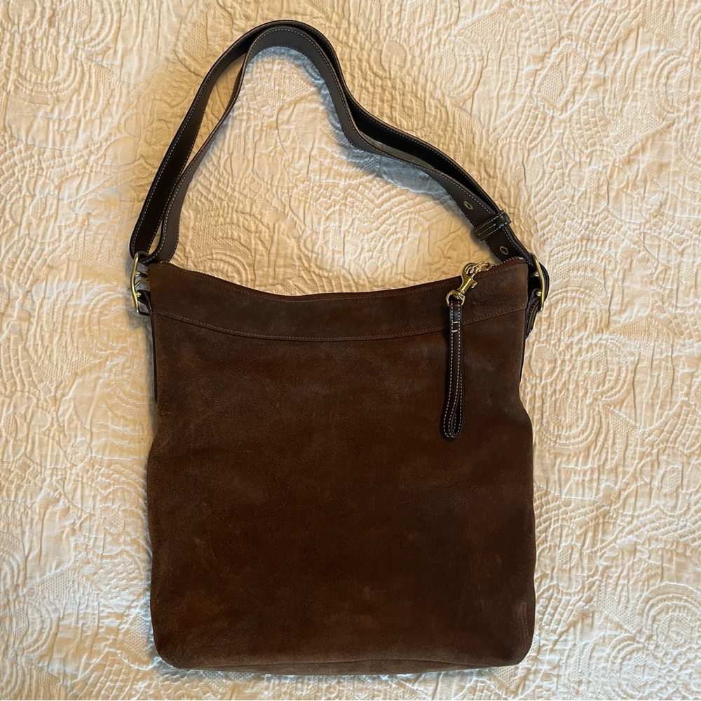 Coach Suede Hobo Bag